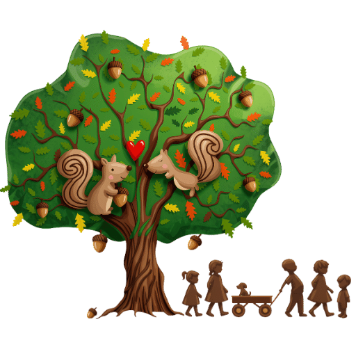 THE OAK TREE Playschool logo
