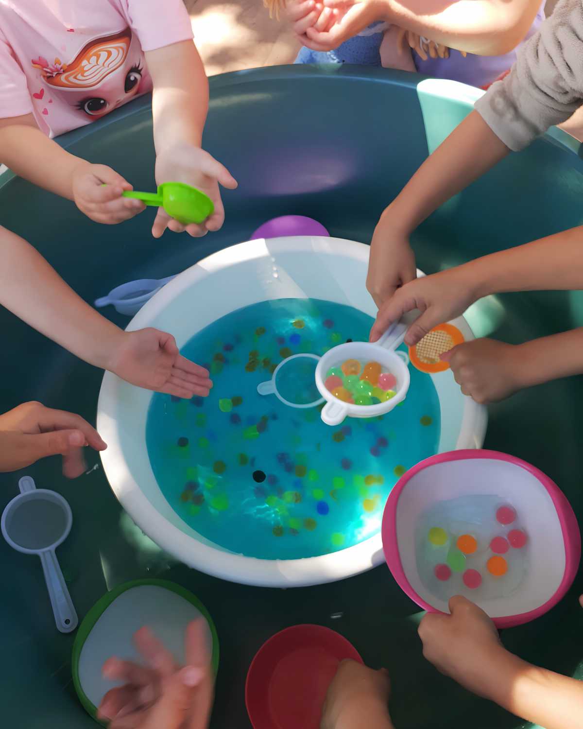 A playschool activity at THE OAK TREE Playschool